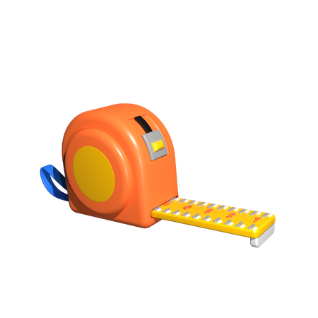 巻尺  3D Icon
