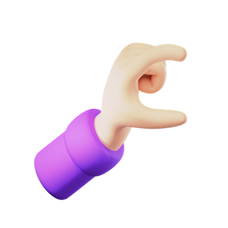 Measure Hand Gesture  3D Icon