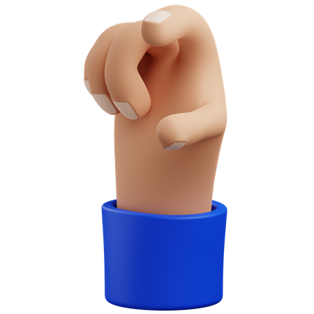 Measure hand gesture  3D Icon