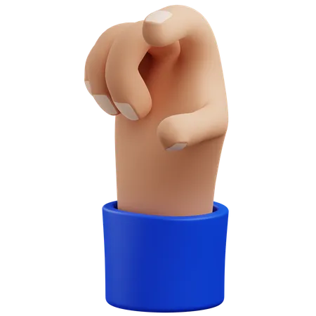 Measure hand gesture  3D Icon