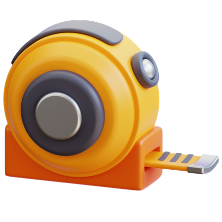 줄자를 측정하다  3D Icon