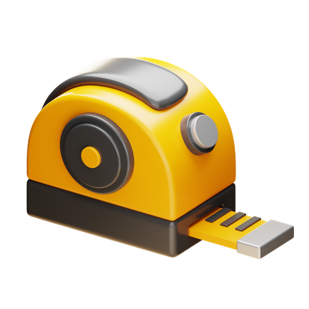 メジャーテープ  3D Icon