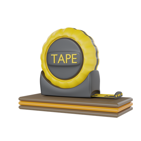 Measure Tape  3D Icon