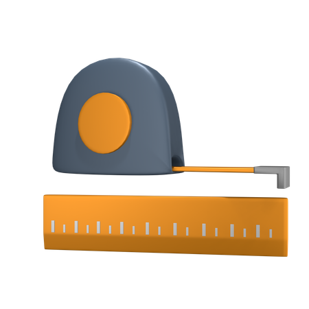 Measurement Tape  3D Icon