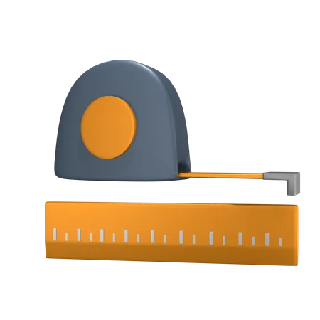 Measurement Tape  3D Icon