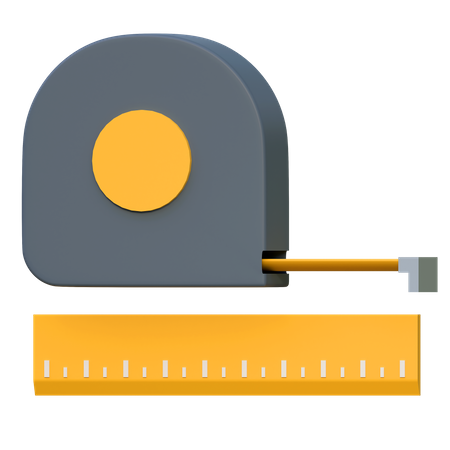 Measurement Tape  3D Icon