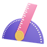 measurement tool 3d logo