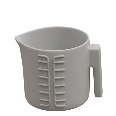 Measuring Cup Precise Ingredients  3D Icon
