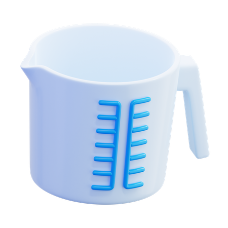 Measuring Cup Precise Ingredients  3D Icon