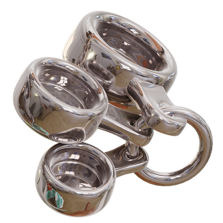 Measuring Cups  3D Icon