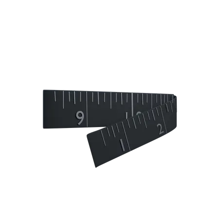 Measuring Strap  3D Illustration