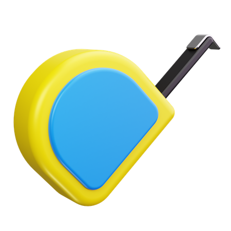 巻き尺  3D Icon