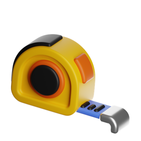 巻き尺  3D Icon