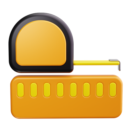 Measuring Tape  3D Icon