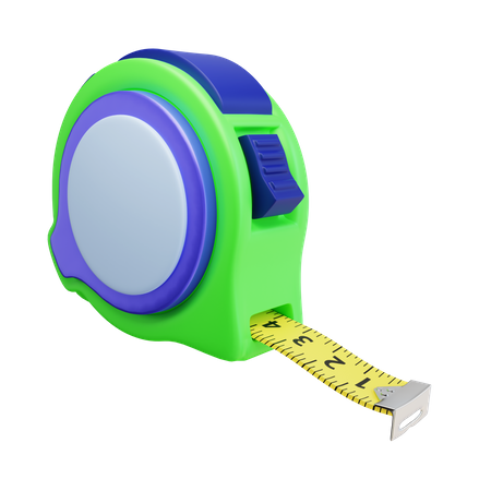 Measuring Tape 3D Illustration