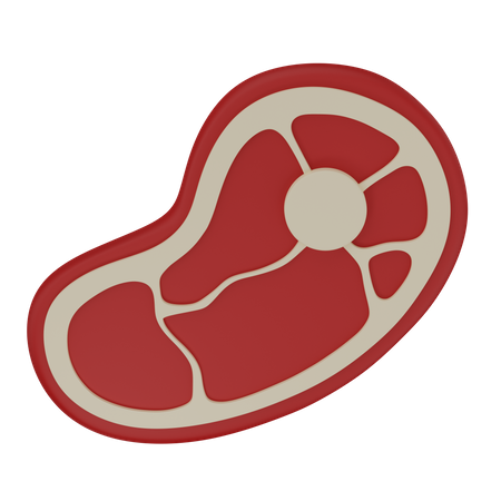 Meat 3D Icon