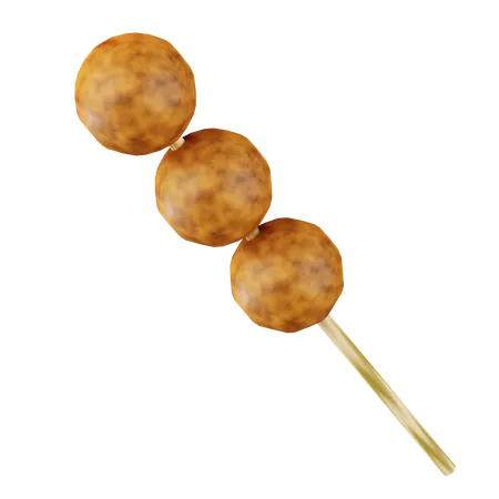 Meat Ball  3D Icon