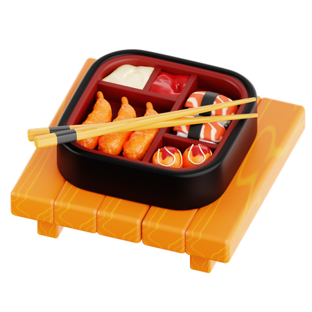 肉丼  3D Icon