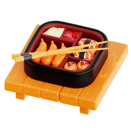 肉丼  3D Icon