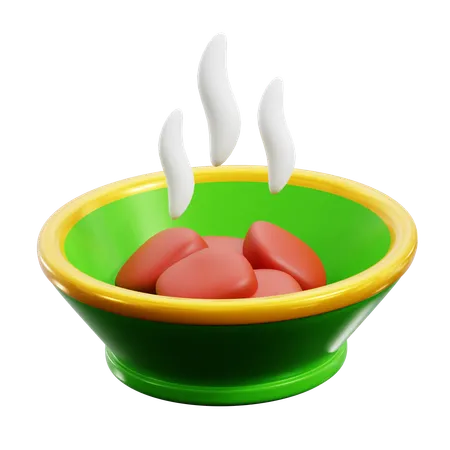 Meat Bowl  3D Icon