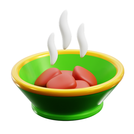Meat Bowl  3D Icon