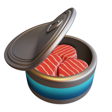 Meat Box 3D Illustration