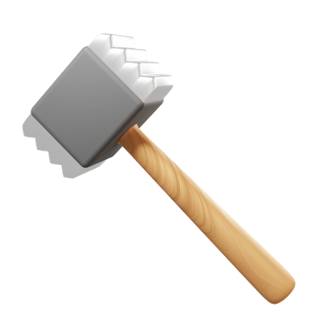 Meat Hammer 3D Icon