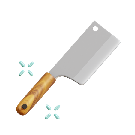 Meat Knife  3D Icon