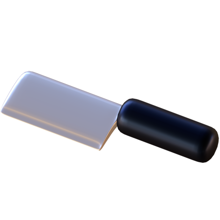 Meat Knife  3D Illustration