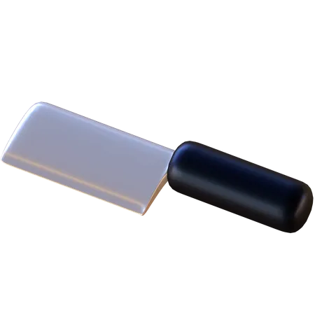 Meat Knife  3D Illustration