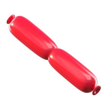 Meat Sausage  3D Icon