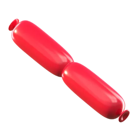 Meat Sausage  3D Icon