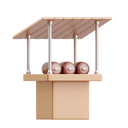 Meat Stand  3D Icon