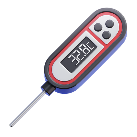 肉用温度計  3D Icon