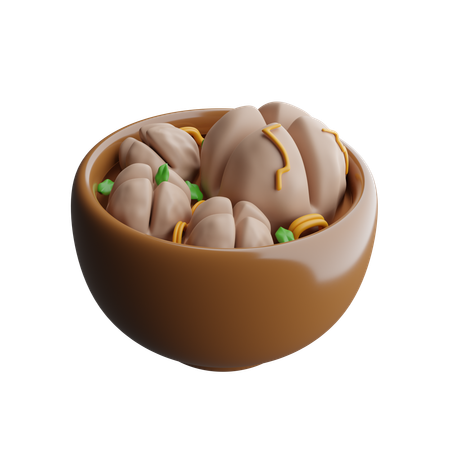 Meatball  3D Icon