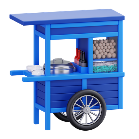 Meatball Stall  3D Icon