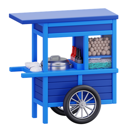 Meatball Stall  3D Icon