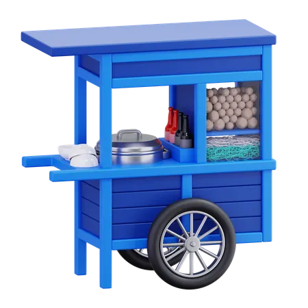 Meatball Stall  3D Icon