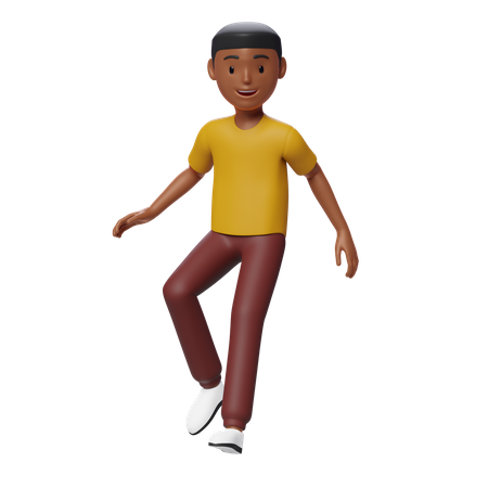 Mec qui marche  3D Icon