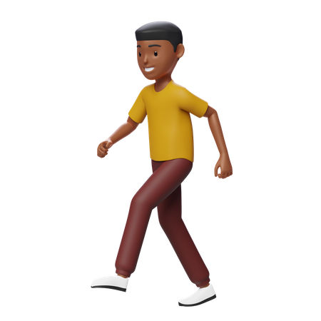 Mec qui marche  3D Icon