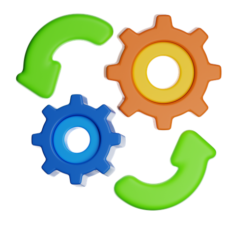 Mecanismo  3D Icon