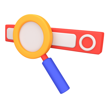 Mecanismo de busca  3D Icon