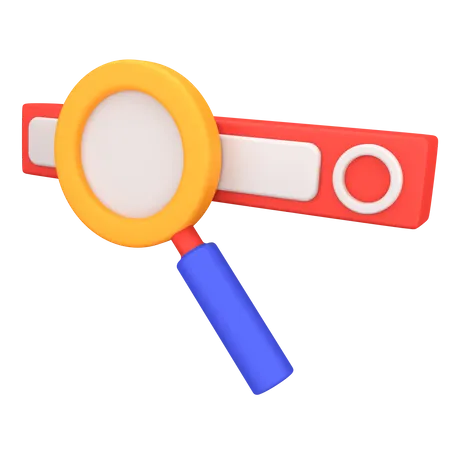 Mecanismo de busca  3D Icon