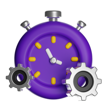 Mecanismo del despertador  3D Icon
