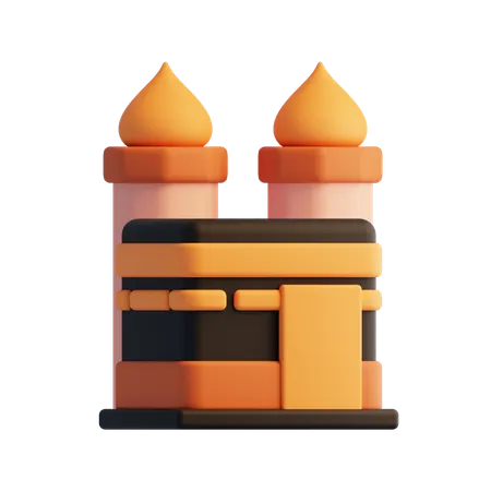Mecca  3D Icon