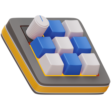 Macropad meccanico  3D Icon