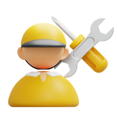 Mechanic  3D Icon