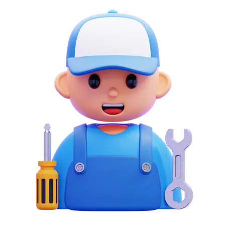 MECHANIC  3D Icon