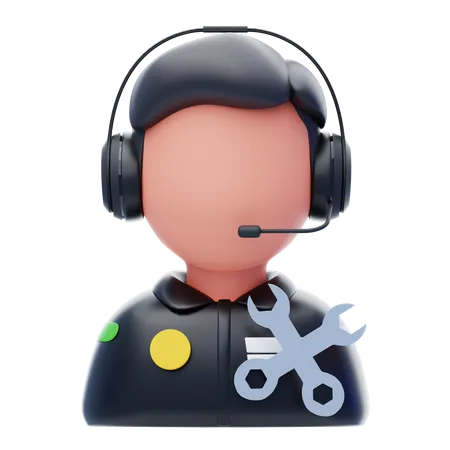 Mechanic  3D Icon