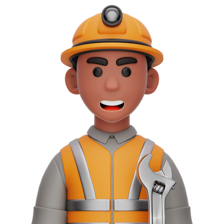 Mechanic  3D Icon